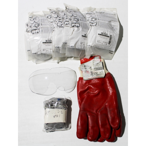 8 NEW UVEX SUB-ZERO GOGGLE LENS & 2 PR GLOVES