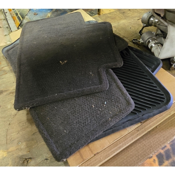 ASSORT. NEW & USED FLOOR MATS
