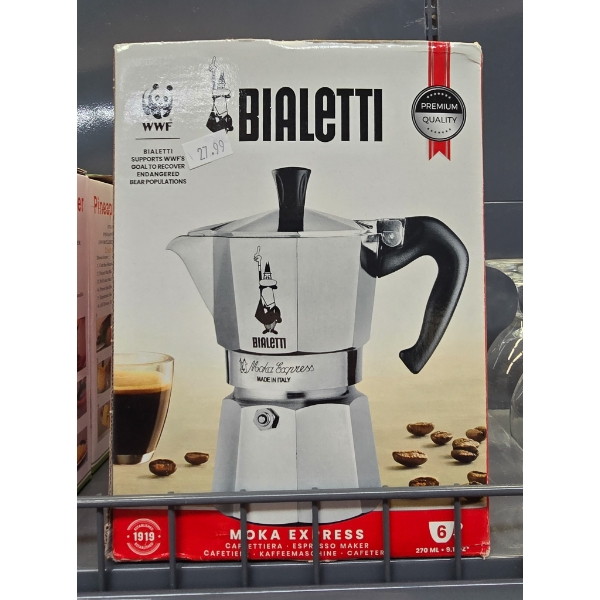 6 CUP BIALETTI MOKA EXPRESS ESPRESSO MAKER