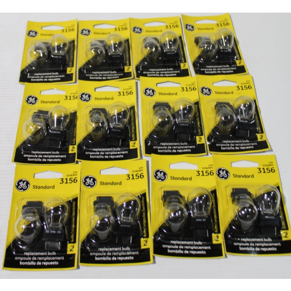 12 X 2 NEW AUTOMOTIVE REPLACEMENT BULBS