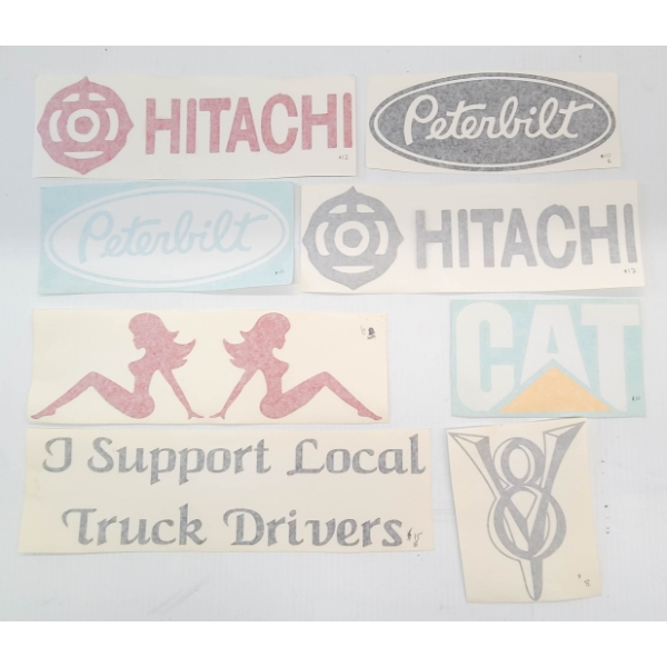 8 ASST TRUCK DECALS
