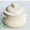 Image 1 : WHITE BLUE MOUNTAIN POTTERY CASSEROLE DISH
