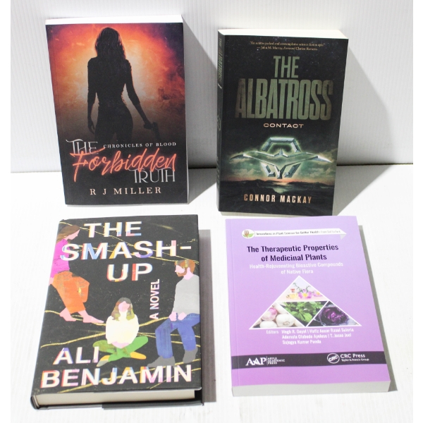4 NEW BOOKS - THE ALBATROSS - THE FORBIDDEN TRUTH ETC.