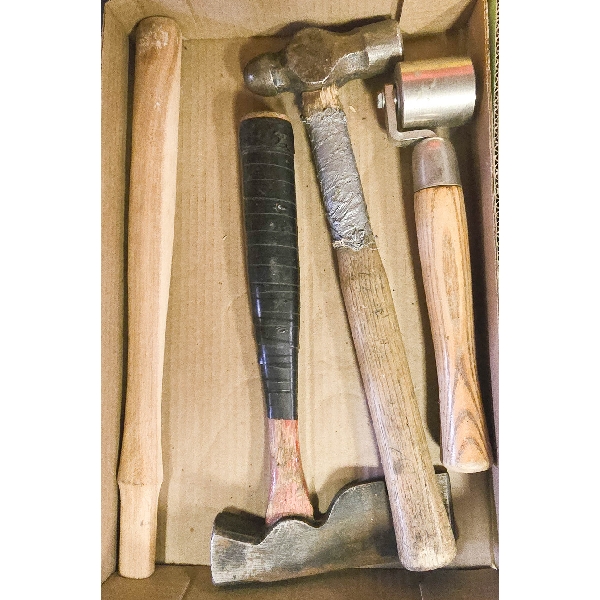 HAMMER, HAMMER HATCHET, ROLLER & HANDLE