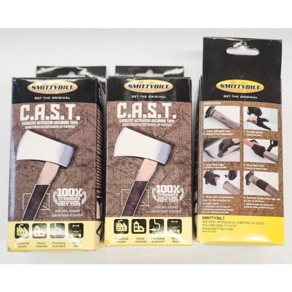 3 NEW SMITTYBILT CATALYST ACTIVATED SECURING TAPE