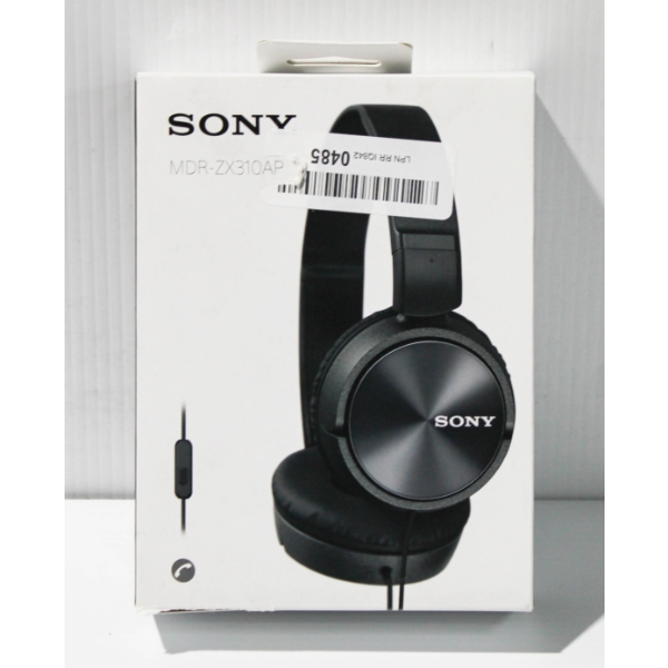 SONY MDR-ZX310AP STEREO HEADPHONES - BLK