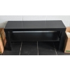 Image 1 : SMALL BLACK WOODEN BENCH 