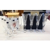 Image 1 : BOHEMIA CRYSTAL CHAMPAGNE FLUTES & BEER GLASSES