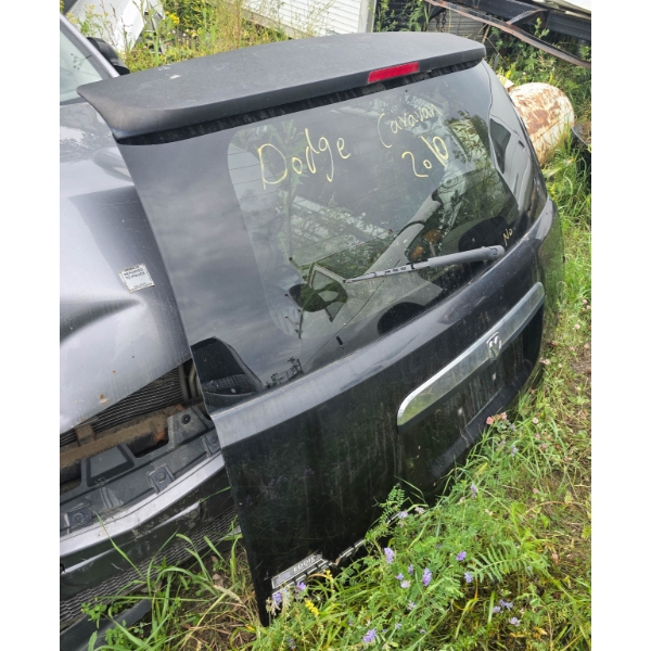 SALVAGED LEFT REAR SIDE DOOR FOR 2010 DODGE CARAVAN
