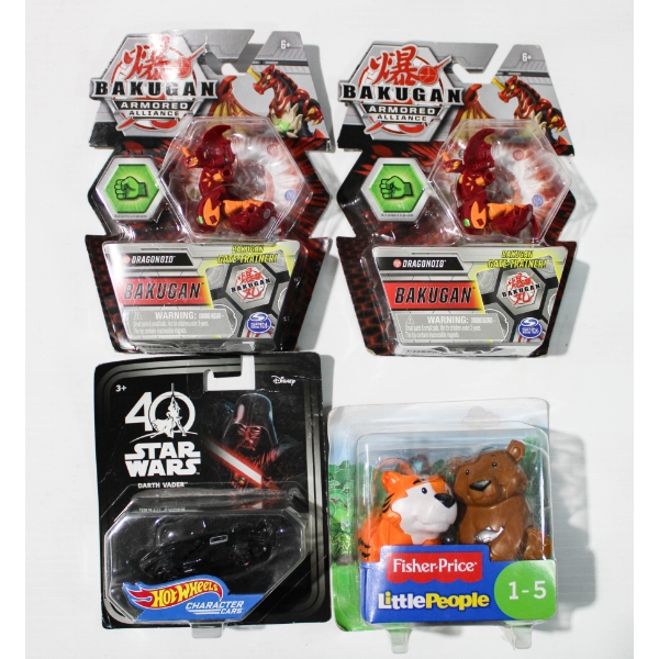 BAKUGAN DRAGONIOD - STAR WARS DV HOT WHEELS ETC.