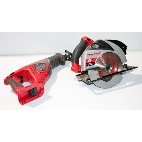CORDLESS SKILSAW & RECIPROCATING SAW