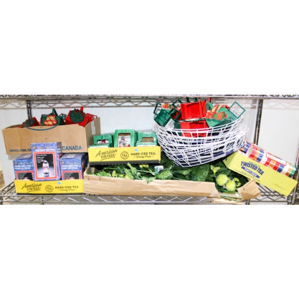 NEW CHRISTMAS DECORATIONS - CRAFT RIBBON ETC.