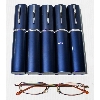 Image 1 : PENCIL THIN READING GLASSES W/ CASE +0.75
