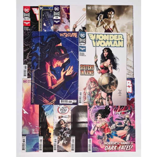 12 ASST. WONDER WOMAN COMICS BY DC COMICS
