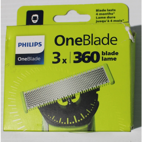 NEW PHILIPS ONE BLADE 3 X 360 BLADES