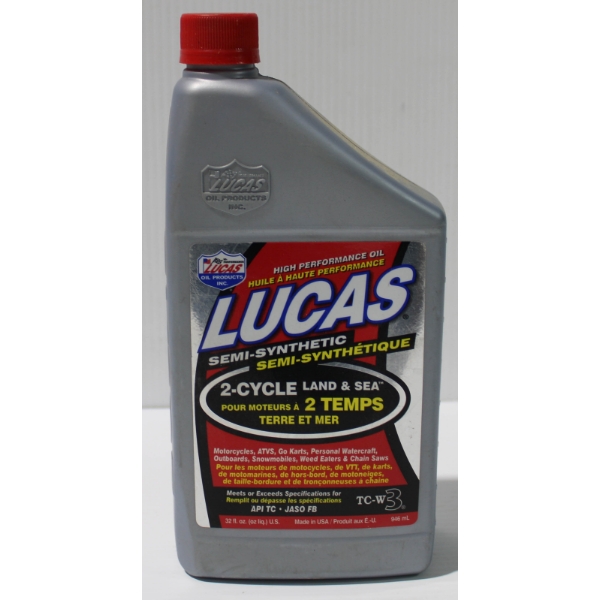 946ML LUCAS 2-CYCLE LAND & SEA SEMI-SYNTHETIC OIL