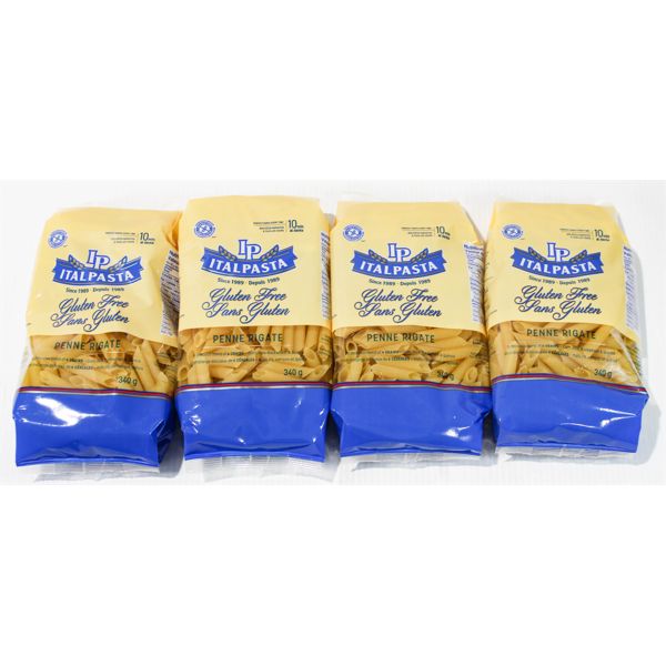 4 X 340G ITALPASTA PENNE PASTA