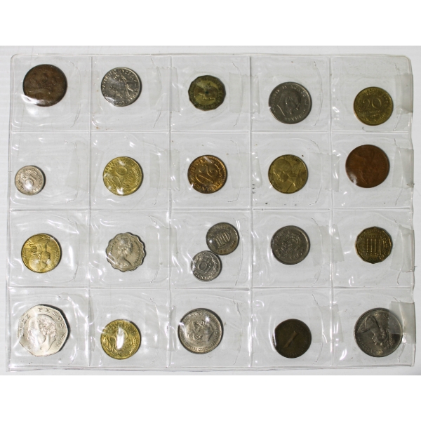 20 ASSORT. WORLD COLLECTIBLE COINS