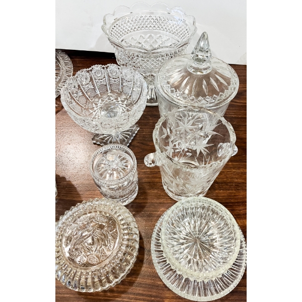 ASST. CRYSTAL TABLEWARE