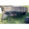 Image 3 : 2002 TRAILTECH 20 FT FLAT DECK TRAILER W/ 20" SIDE RAILS