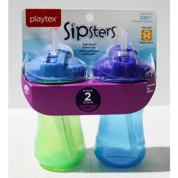 2PC NEW PLAYTEX SIPSTERS SET - STAGE 2