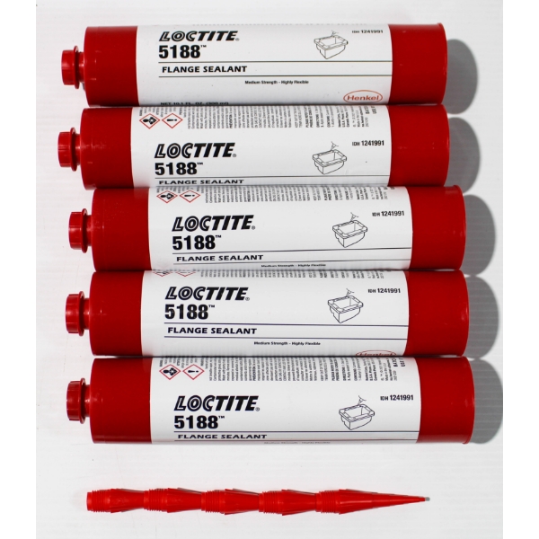 5 X 300ML LOCTITE 5188 FLANGE SEALANT - HIGHLY FLEXIBLE