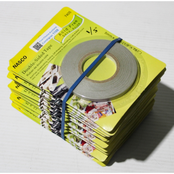 15 PKS NASCO DOUBLE-SIDED ACID FREE CRAFT TAPE 
