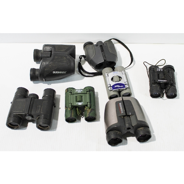 7 ASST. BINOCULARS BUSHNELL