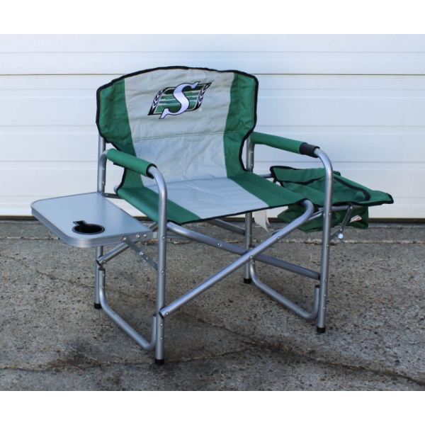 SASKATCHEWAN RR OUTDOOR LAWN CHAIR W/ SIDE TABLE 