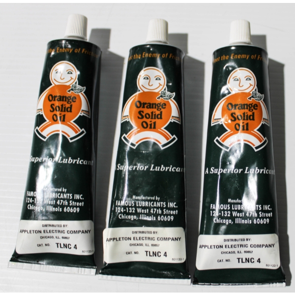 3 X 4OZ ORANGE SOLID OIL LUBRICANT