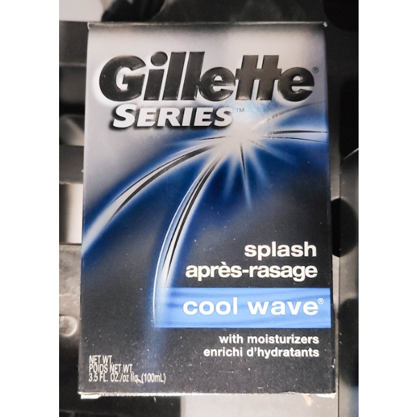 GILLETTE SERIES MEN'S SPLASH COOL WAVE AFTER SHAVE