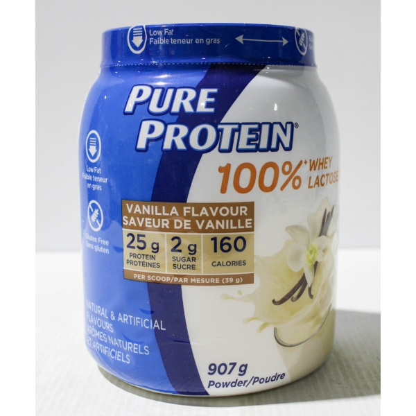 907G NEW PURE PROTEIN POWDER - VANILLA 