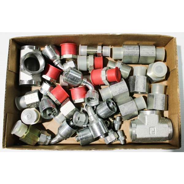 NEW HYDRAULIC FITTINGS - ASST. SIZES