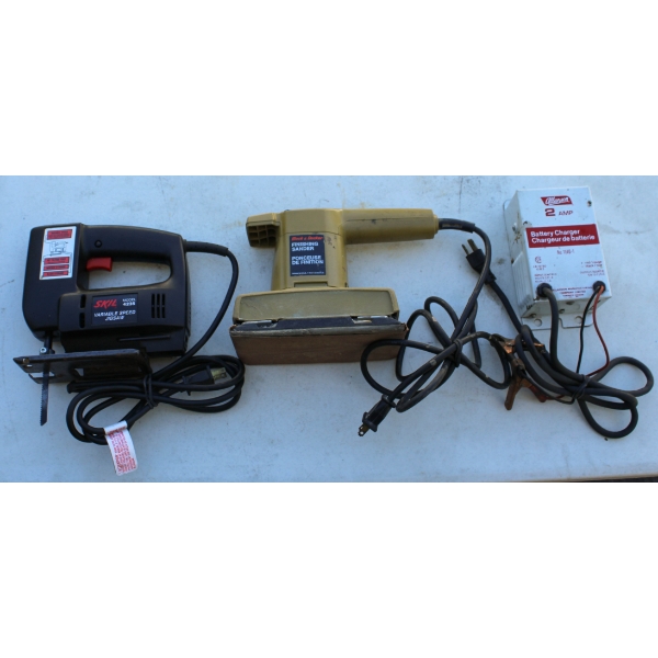 CORDED POWER TOOLS - SKIL JIGSAW - SANDER ETC.