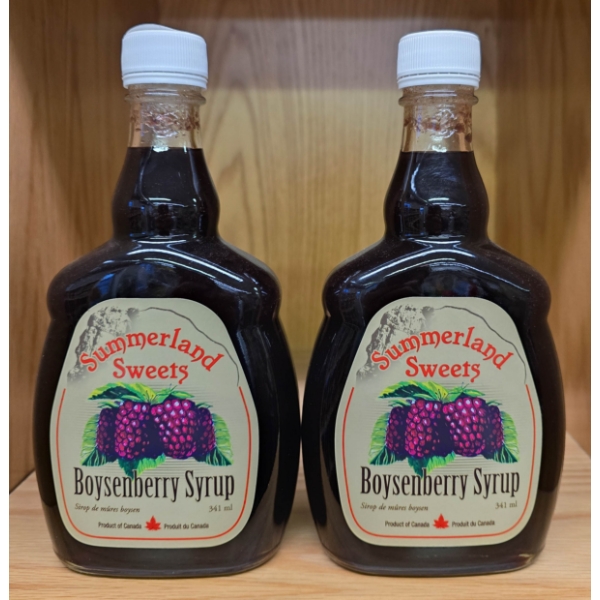 2 SUMMERLAND SWEETS BOYSENBERRY SYRUP