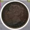 Image 2 : 1882H VF NEWFOUNDLAND SILVER 20 CENT COIN