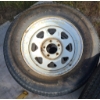 Image 2 : 4 X 205/75D15 TRAILER TIRES W/ RIMS