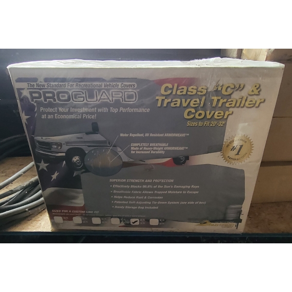 SEALED PRO GUARD CLASS C TRAVEL TRAILER COVER