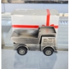 Image 1 : NEW GRAVEL TRUCK MONEY BANK W/ PEWTER FINISH