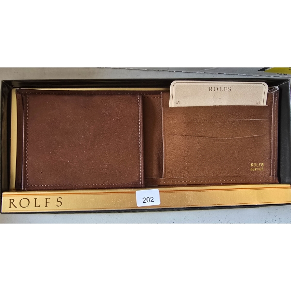 ROLFS LEATHER COWHIDE WALLET