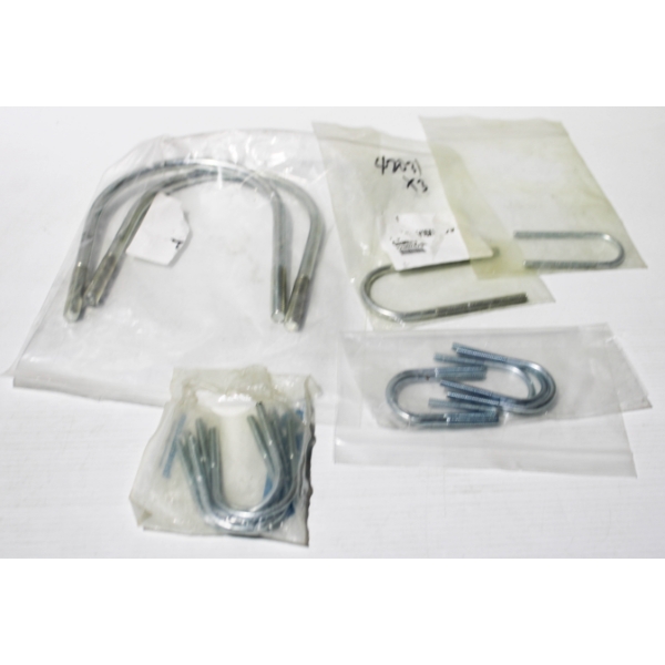 14 NEW FASTENAL U-BOLTS - ASST. SIZES