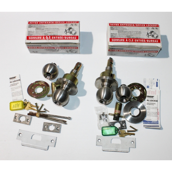 2 KEYED ENTRANCE / OFFICE LOCKSET