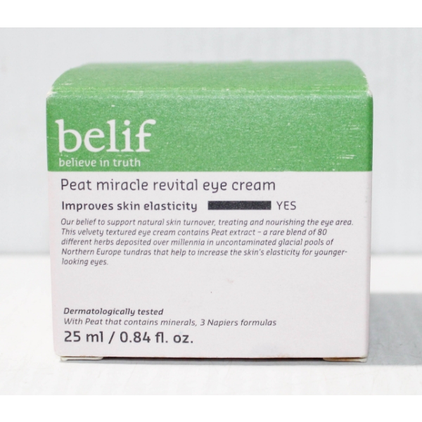 BELIF PEAT MIRACLE REVITAL EYE CREAM 25ML