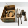 Image 2 : B.C. FRUIT BOX W/ MODEL T COIL, VINTAGE WOOD PLANE, 