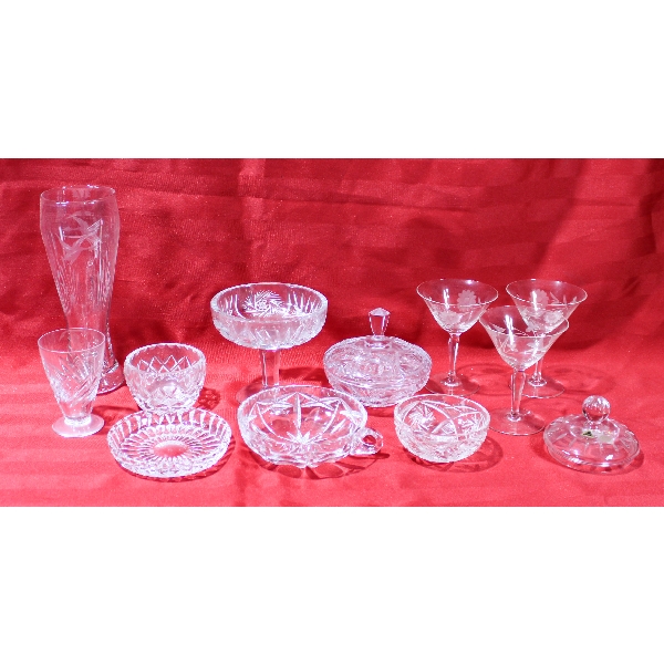 ASST. CRYSTAL & GLASSWARE