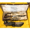 Image 1 : JOHN PALMER CARVING SET & HUNTING KNIFE 