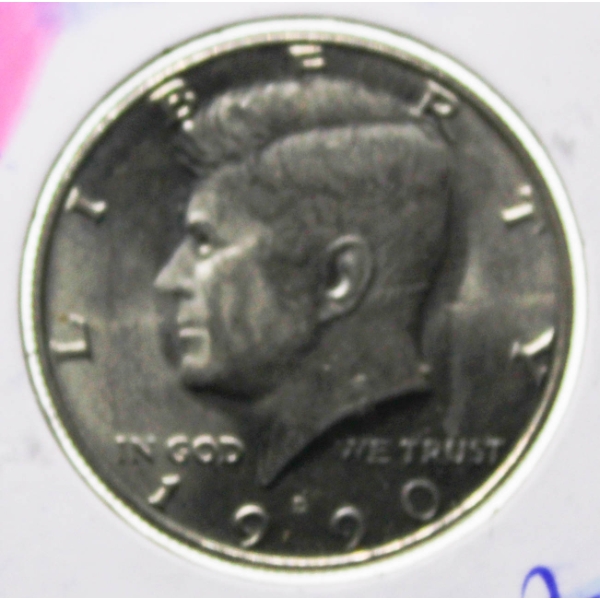 1990 USA KENNEDY HALF DOLLAR
