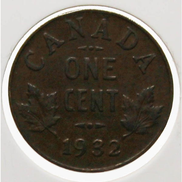 1932 CANADIAN 1 CENT COIN