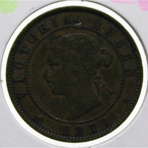 1871 PRINCE EDWARD ISLAND LARGE PENNY