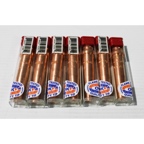 7 UNIWELD CUTTING TORCH TIPS - SIZE 6